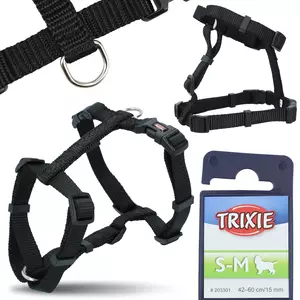 Szelki Premium 42 - 60 cm / 15 mm czarne