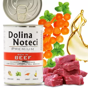  Karma mokra Premium wołowina puszka 400 g