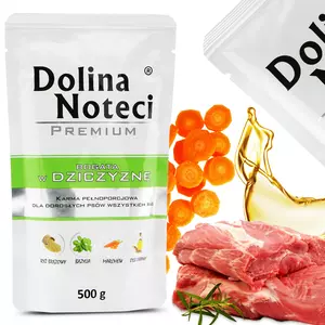 Karma mokra Premium dziczyzna saszetka 500 g