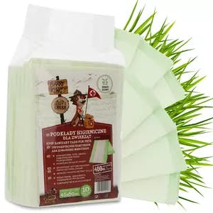Podkład higieniczny o zapachu trawy zielony 45 x 60 cm 10szt.