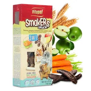 Smakers dla gryzoni i królika 3 szt. warzywny / świętojański / owocowy